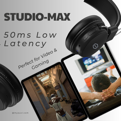 Studio-Max, Wireless Passive Noise Isolation Headphones