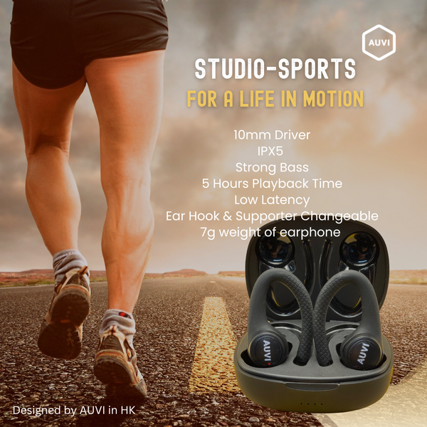 Studio-Sports For A Life in Motion, Your Sports Earphones